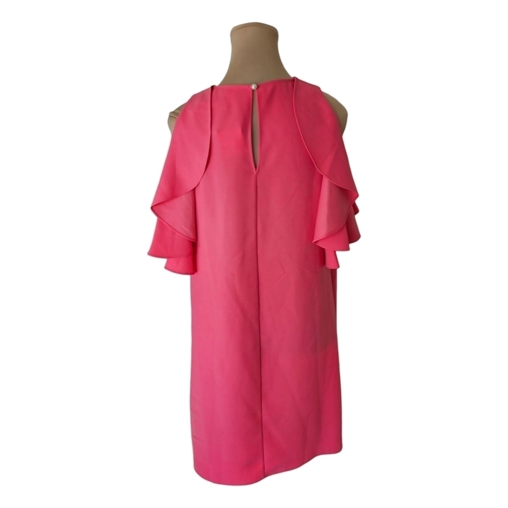 Kate Spade NWOT Bright Barbie Pink Mini Dress Sz M - Picture 6 of 11